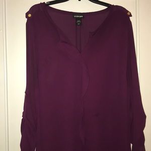 Lane Bryant Purple Blouse Size 26/28